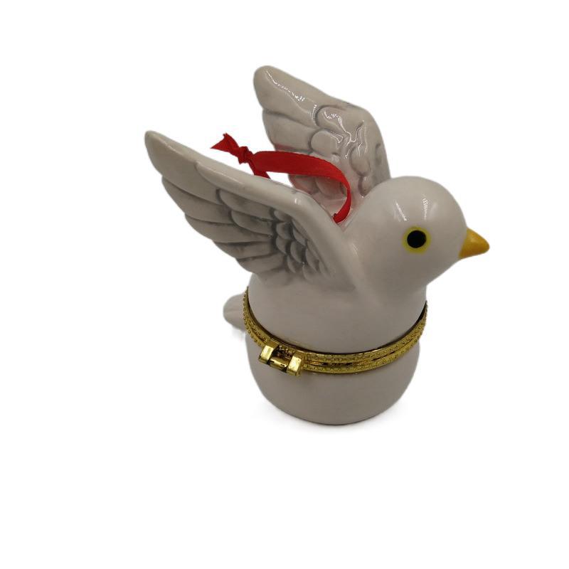 Керамическая шкатулка для хранения украшений Рождественская мультяшная шкатулка для украшений Декоративная ручная работа Jewelry plate