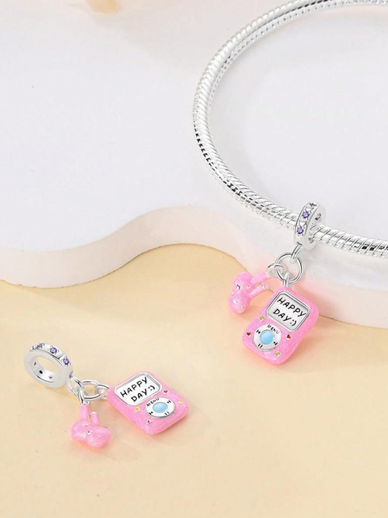 Charm Copper Colors Music Cat Earphones Harp Bead For Original Bracelet Diy Beads Charms Jewellery Making Gift For Women Styfne