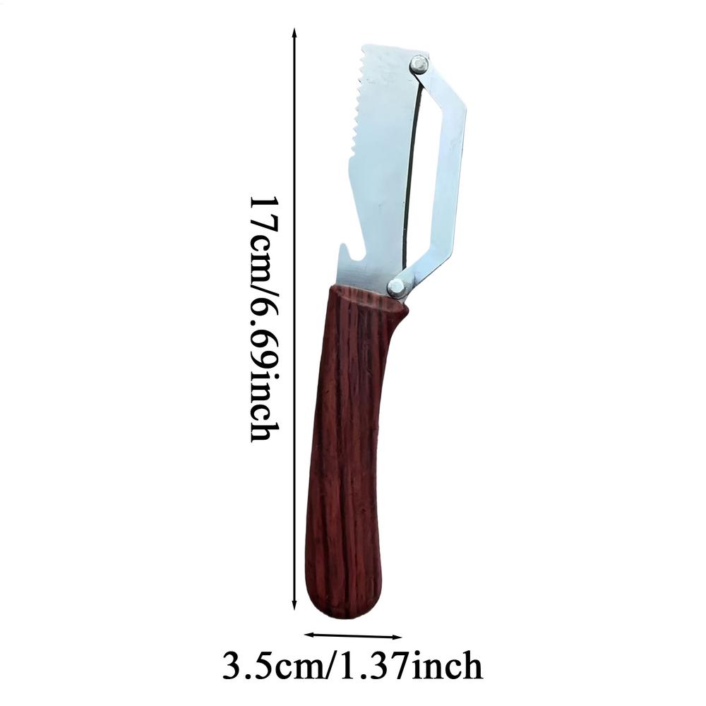 Stainless Steel Peeler Scallion Shredder with Bottle Opener Ergonomic Portable Fruit Vegetable Peeler Tool for Cucumber Potato