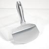 Stainless Steel Bucket Scoop Arc-shape Shovel Putty  Scraper Bucket Scoop for Clean Paint Mortar Putty Etc