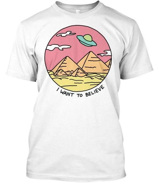 Pyramid X Files Egyptian Alien Ufo Desert 90s Retro T shirt Made in USA S-5XL XL