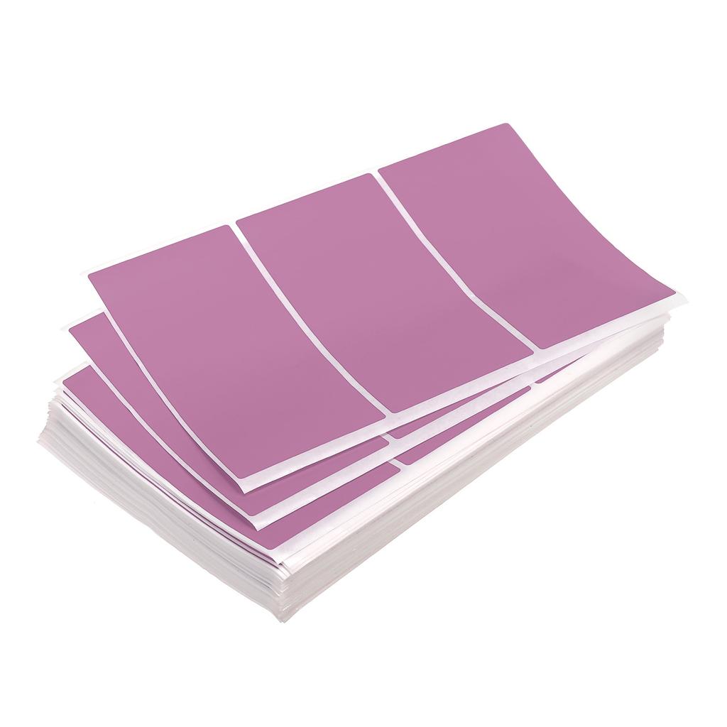 100Sheets Colored Rectangle Stickers Color Code Sticker 102x51mm Self Adhesive Colored Labels Stickers for Folder Jar Drawer