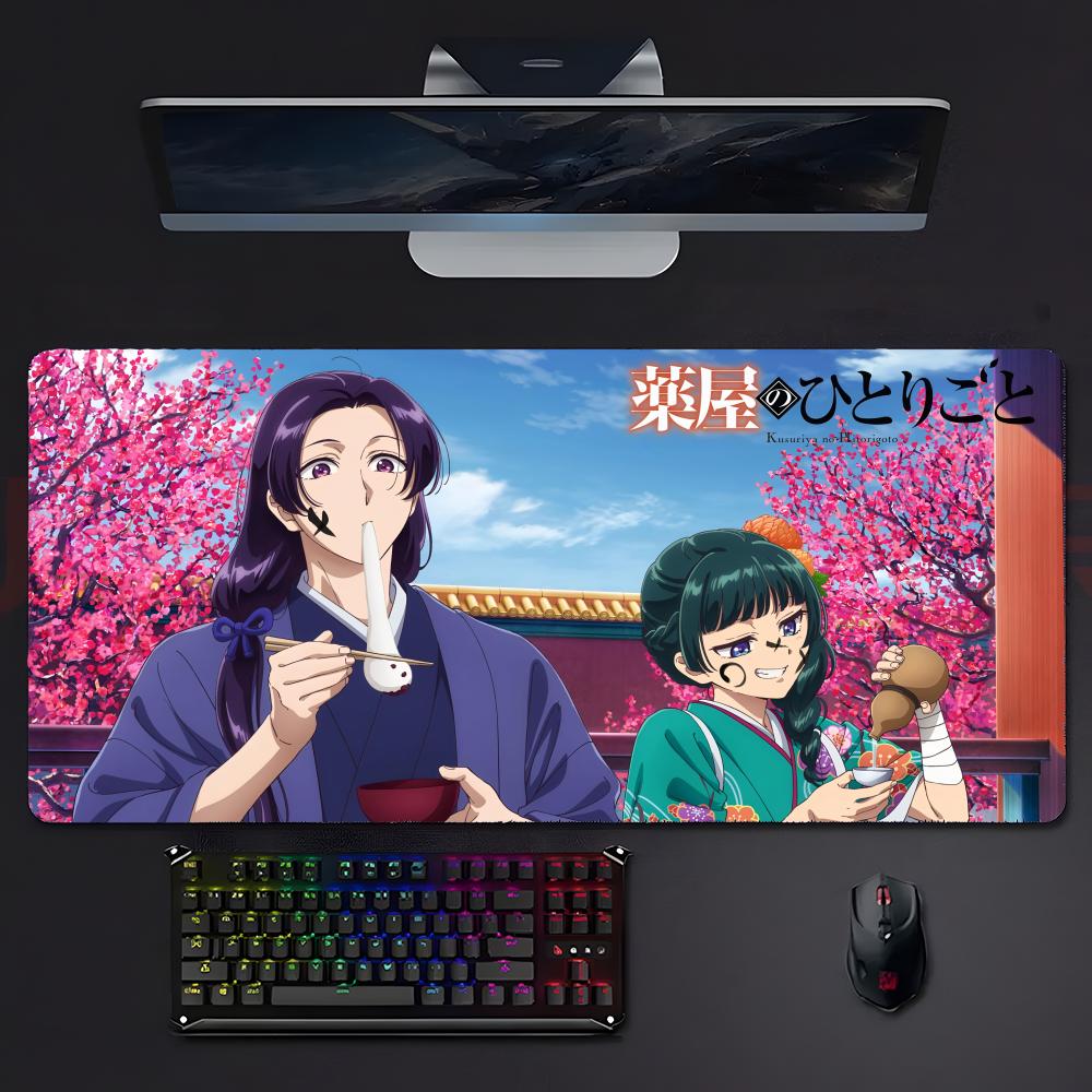 Tthe Apothecari Diaries Anime Historical Mouse Pad Mousepad Large Gaming Lockedge Thickened Pc Table Desk Mat