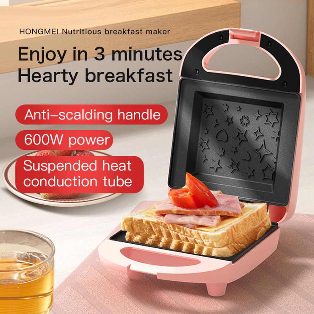 Electric Sandwich & Waffle Maker Toaster Press for Breakfast