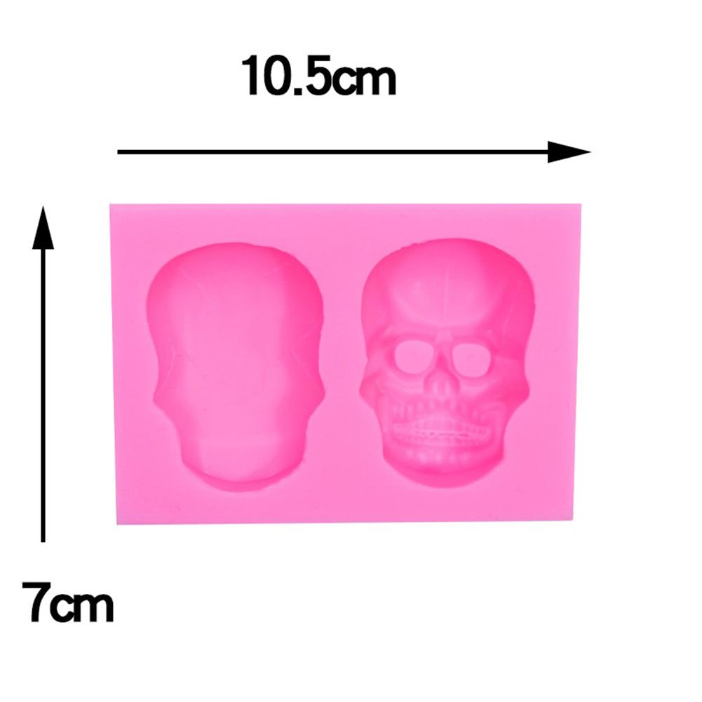 Forma do pieczenia Kreatywna Maska Czaszki Seria Kości Silikonowa Forma do pieczenia Fondantu Na ciasta Pizze