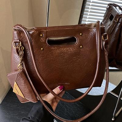 Borsa retrò, Elegante, Casual e alla moda, Borsa a mano, Borsa a spalla, Borsa da pendolare da donna