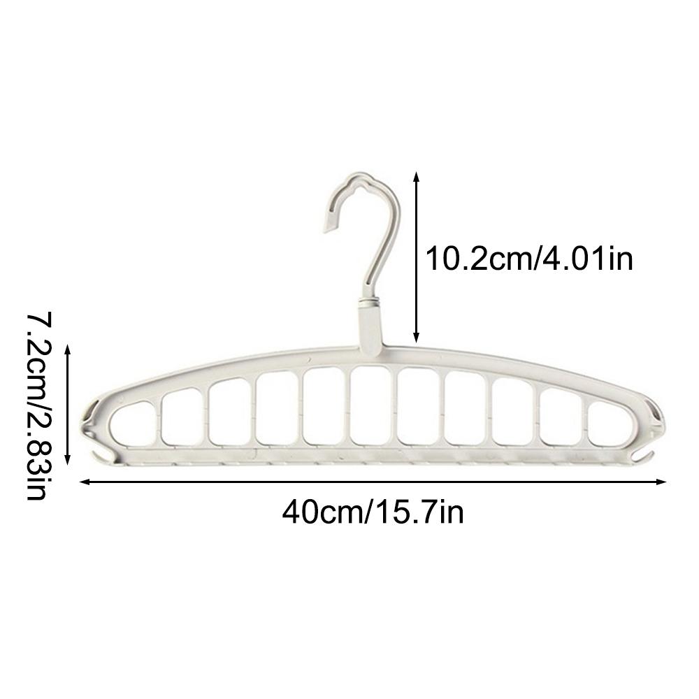 

11 Hole Clothes Hanger Multifunctional Rotating Traceless Clothes Hanger Dormitory Home Bedroom Wardrobe Laundry Storage Artifac
