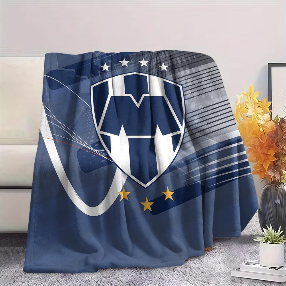 CF. Monterrey Print Flanelldecke, Hohe Qualität, Bequem für alle Jahreszeiten, Heimdekoration, Wärme und Komfort