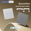Smart Bluetooth Mesh Touch Switch: Whole-House Wireless Light Control Via Voice, Compatible with Mijia App