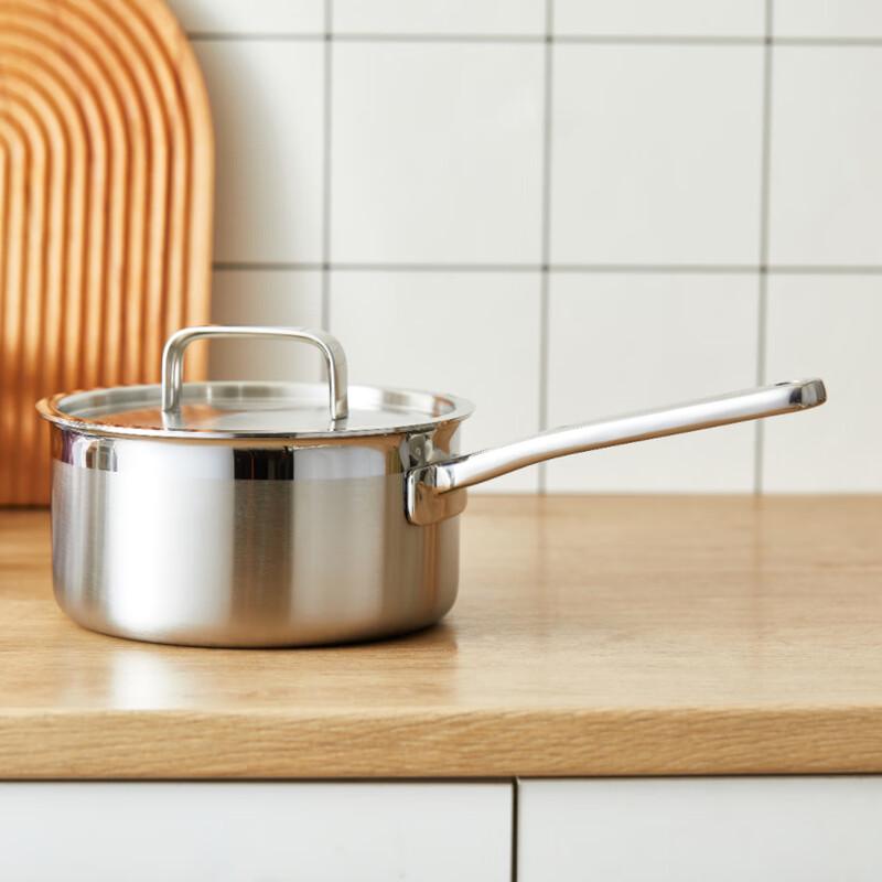 Lilang 3-Layer Stainless Steel Milk Pot