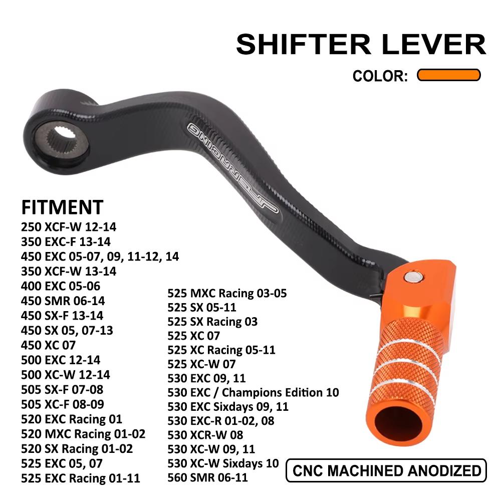 For Ktm SX XC XCW SXF XCF XCFW EXCF EXC 125 144 150 200 250 350 450 500 530 Foot Brake Lever Pedal Gear Shift Lever Pedal Sets