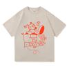 Game Peak Bing Day Out T-Shirt Loose Short Sleeve Cotton Female Tshirts Unisex Streetwear Hip Hop Graphic Printing Clothes Women