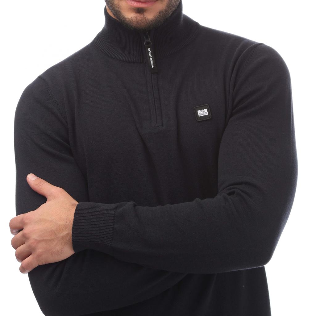 Weekend Offender Mens Paraguay Quarter Zip Sweatshirt