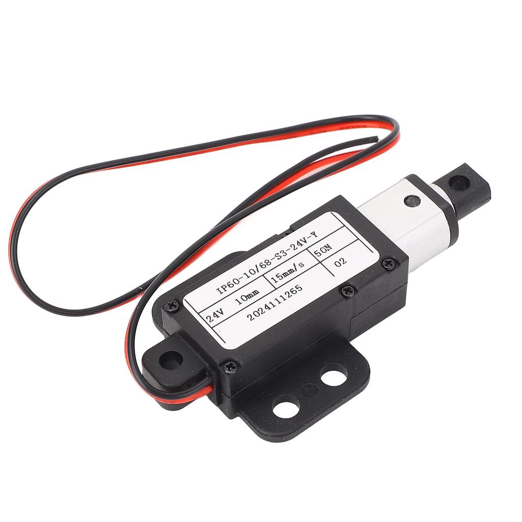 Mini Electric Linear Actuator 15mms 50N Thrust 10mm Stroke Aluminum Tube Linear Motion Actuator