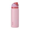 Owala FreeSip Isolierte Edelstahl-Wasserflasche mit Strohhalm für Sport und Reisen BPA-freie Sport-Wasserflasche 32 oz Rosa Angel Food Cake