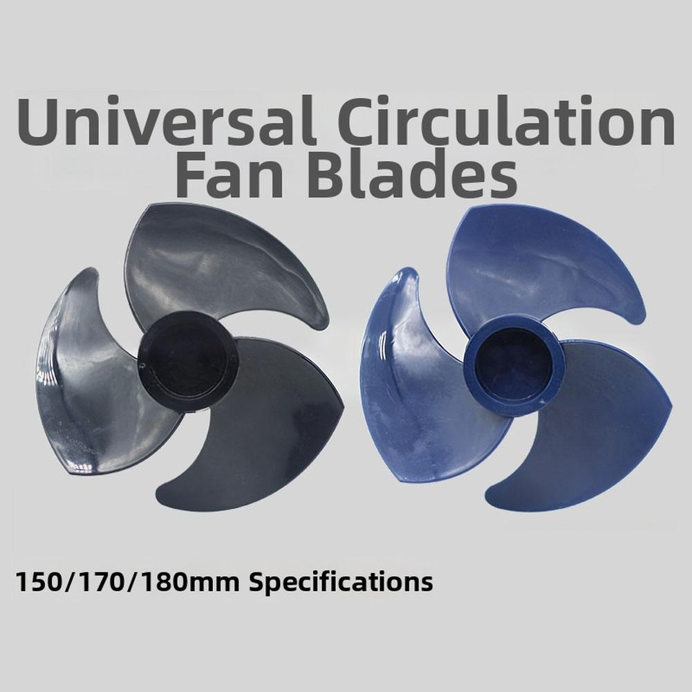 Air Circulation Fan Blades for Turbo Floor Fans with D-Shaped Aperture Compatible with 180mm Turbine Fan Models