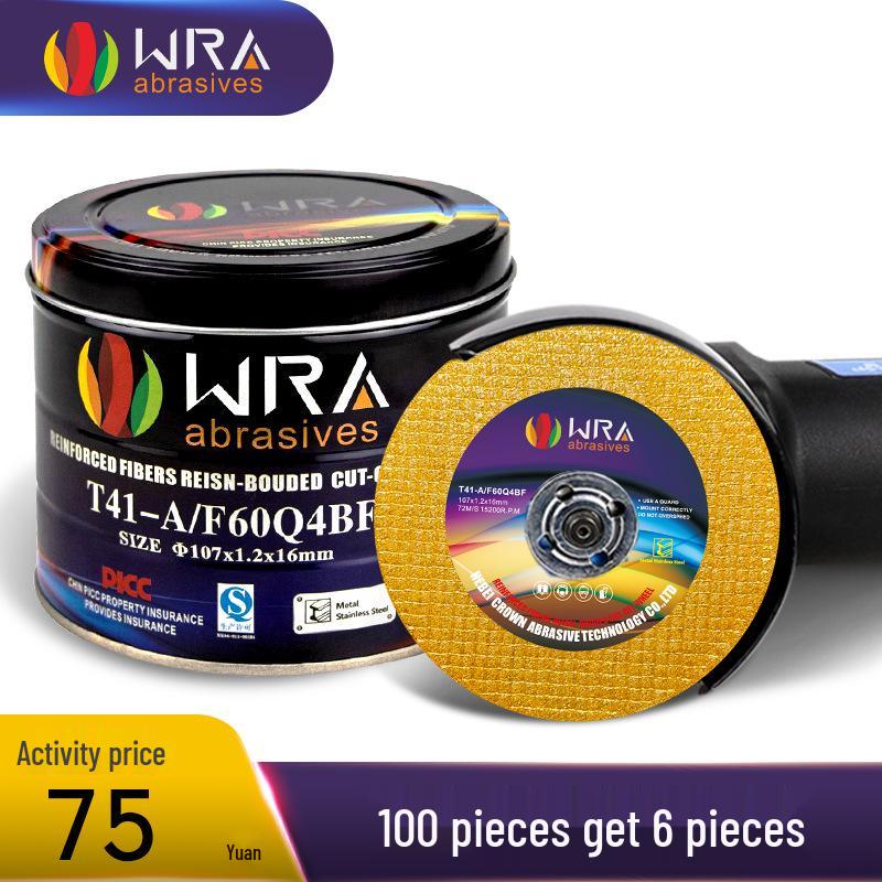 Ultra-Thin Stainless Steel Cutting Disc for Angle Grinder - 100mm Grinding & Polishing Wheel Saw Blade