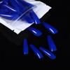 100Pcs Long Ballets Nail Wearable Fake Nails Press on Square for Head Full Cover False Nails Detachable Finished Fingern