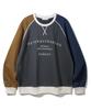 BAKKEN Raglan Color Match Sweatshirt Bk5971_Charcoal