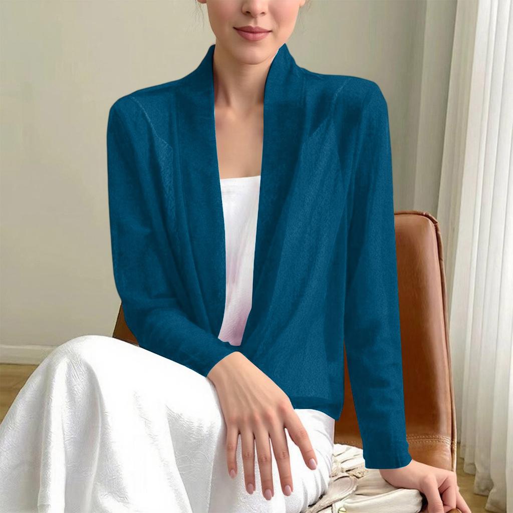 Damenmode Lässig Mode Schnürung Zwei-Wege Strickjacke Temperament Stretch Jacke