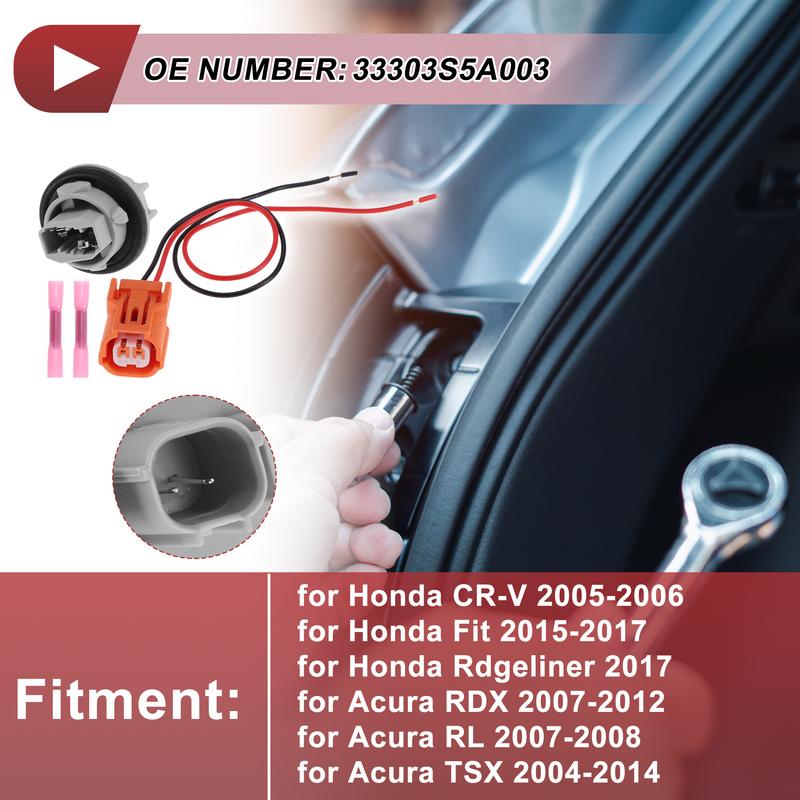 Разъем проводки фонаря стоп-сигнала X Autohaux для Honda CR-V 2005-2006 № 33303S5A003 Задний