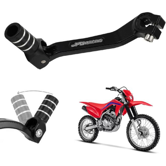 

JFG RACING Motorcycle Gear Shifter Shift Lever Folding Tip CNC for CRF250F 19-23 CRF150F 03-17 CRF230F 03-17 19 XR150L 15-23 Red чёрный