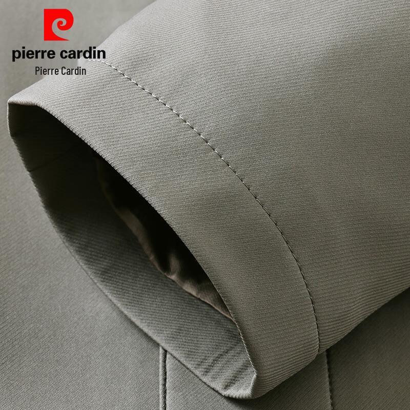 Pierre Cardin Men's Wool-Lined Stand-Collar Winter Trench Coat