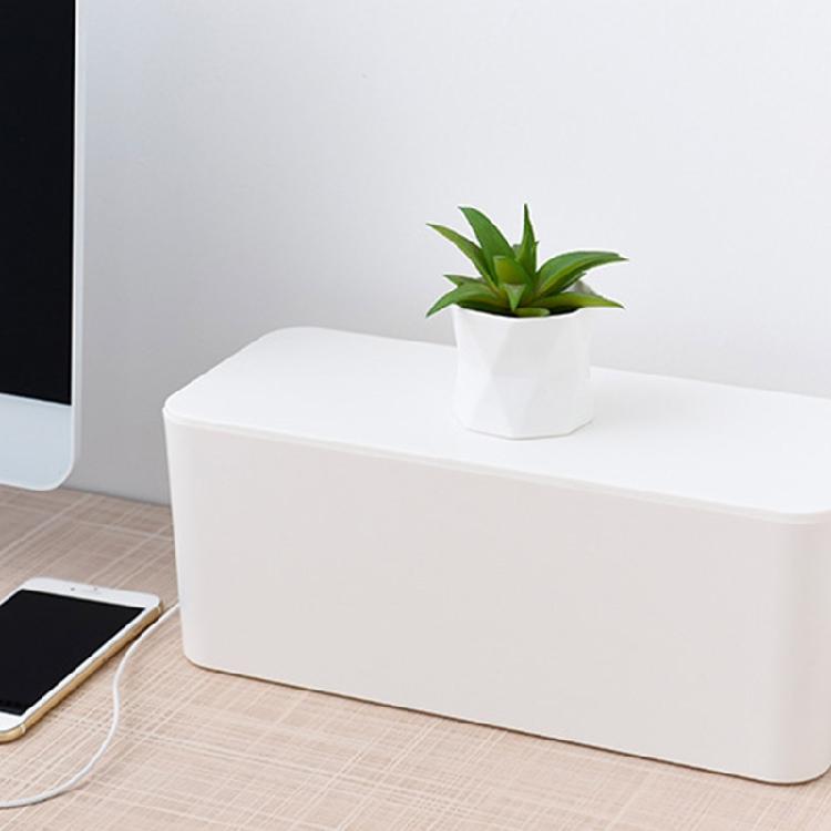 Charging Cables Management System Practical Socket Storage Case For Home Office Living Room Use Cord Organizer with Lid