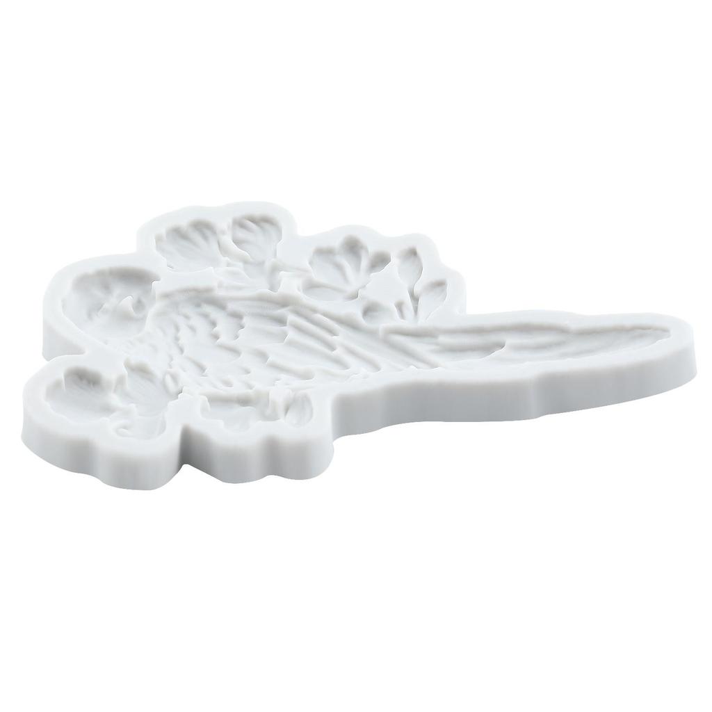 Parrot Silicone Mold Bird Fondant Molds Cake Decorating Tools Cupcake Topper Candy Resin Clay Chocolate Gumpaste Mold