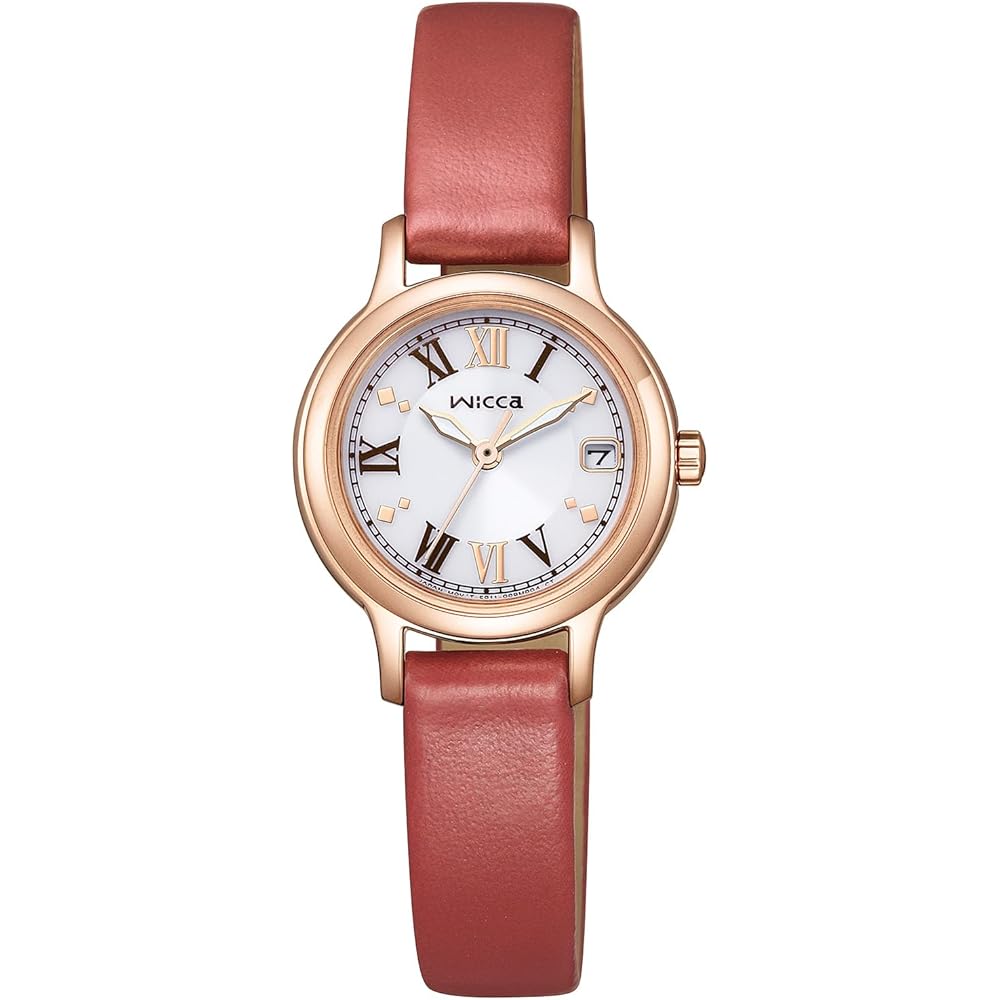 Citizen Wicca KH4-963-14 Women s Watch Silver Dial Leather Strap