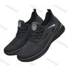 Fashion Large Size Men's Sneakers Fly Weave Mesh Breathable Sports Running Shoes Lightweight Comfortable Fashion Lace Up Casual Shoes
