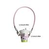 Customizable Bubble Cup Keychain Kit Purple Resin Craft Activity Bubble Teas Phone Charm For Stress Relief And Decors