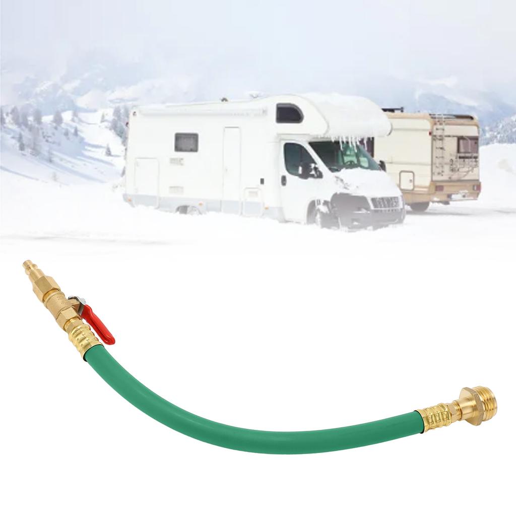 RV Winterizing Kit with Quick Connect Plug and Shut Off Valve Adapter for RV Boat Sprinkler Systems