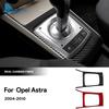 Real Soft Carbon Fiber Sticker For Vauxhall Opel Astra H MK5 2004-2008 2009 2010 LHD RHD Car Manual Transmission Handbrake Trim