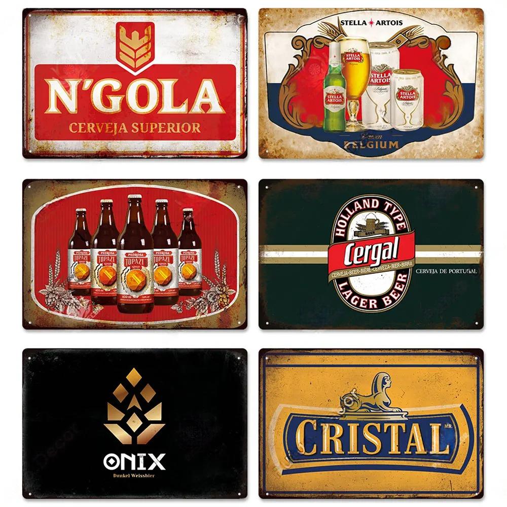 Vintage Germany Beer Brand Posters Decor Metal Signs Plaque Metal Vintage Tin Sign Poster for Pub Man Bar