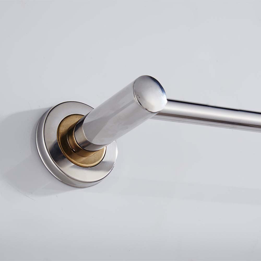 Adjustable Hanger Holder Wall Mounted Shelf Towel Bar Towel Rail Bathroom Accessories Towel Rack