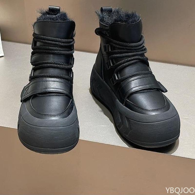 

Женские зимние модные универсальные повседневные удобные теплые минималистичные хлопковые ботинки на толстой подошве 40 хаки