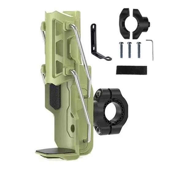 Adaptive Cycling Water Bottle Holder 360 Degree Rotatable Automatic Clamping Bicycle Water Bottle Cage Universal Motorcycle Bike Water Bottle Mount