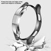 TPU Protective Case Compatible for Samsung Galaxy Watch4 Classic 42mm Hollow Soft TPU Case Electroplating Protection