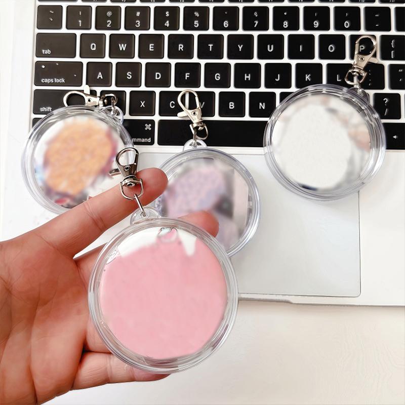 1PC Badge Star Transparent Pixiv Protective Cover Anime Merchandise Plastic Portable Pendant Collection Box Storage