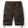 Pantaloncini Estivi da Uomo Larghi Taglia Grande Tute Multi-Tasca Cotone Comodi Pantaloncini Cargo Casual da Esterno Monocolore Sportivi Lavoro