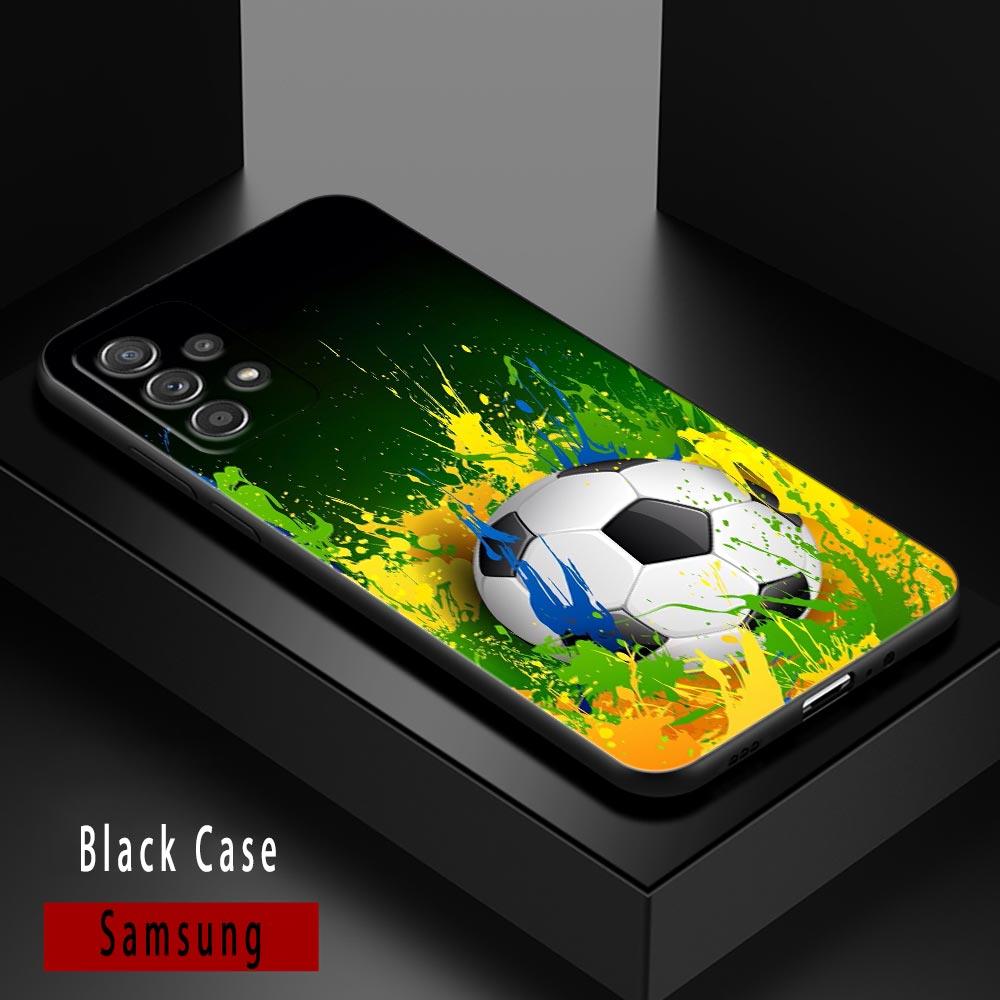 Football Passion Soccer Ball Case For Samsung Galaxy A14 A32 4G A33 5G Case A13 A23 A31 A02 A03 A22 A24 A02S Soft Silicone Cover
