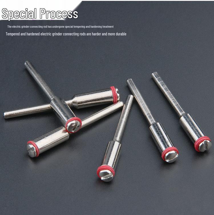 Electric Grinder Rod: Sandpaper & Needle Clip Attachment