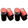 4Pcs/Set Universal Aluminum alloy Car Tire Valve Cap Dust Cover Car Tire Valve Stem Caps For qaz19 Lexus Volkswagen BWM Tesla Car