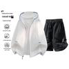 VUUG Unisex Outdoor Sun Protection Hooded Top & Shorts Set