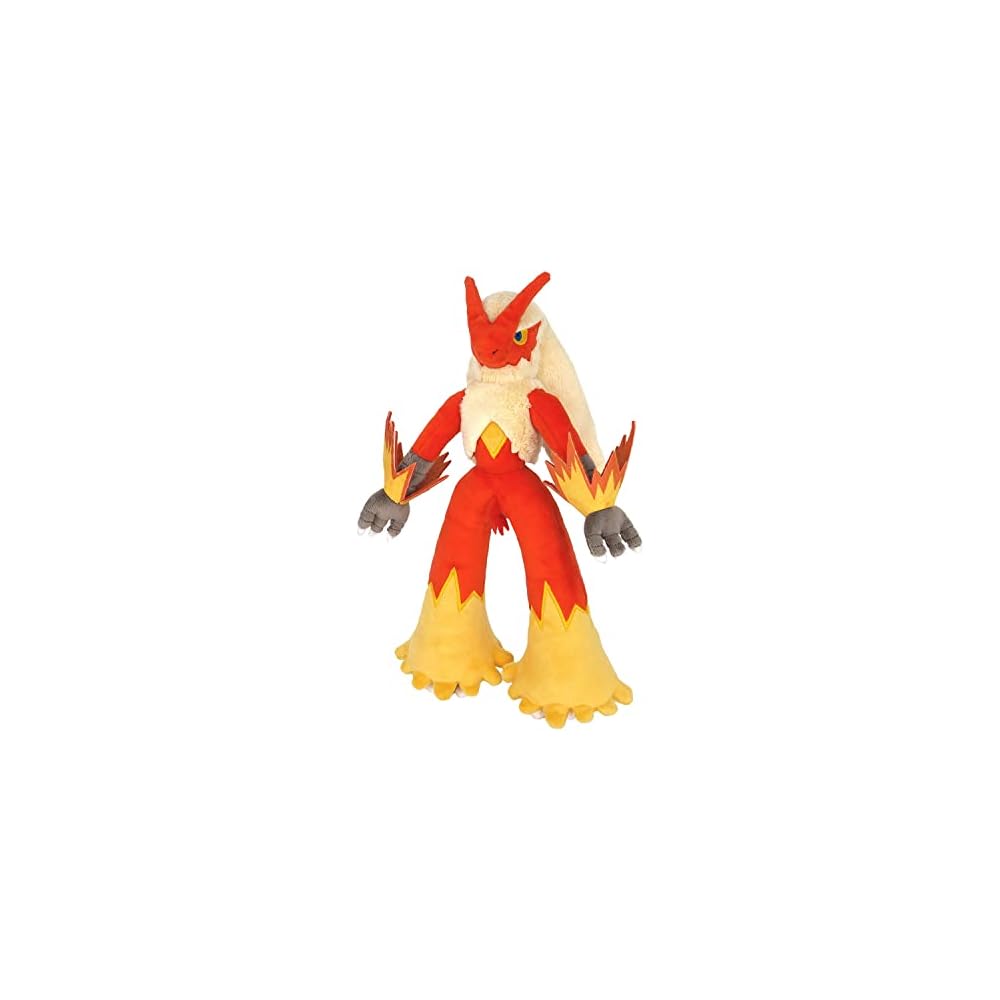 Sanei Boeki Pocket Monster All Star Collection Blaziken Plush Toy 19x9x33cm Pokemon PP217