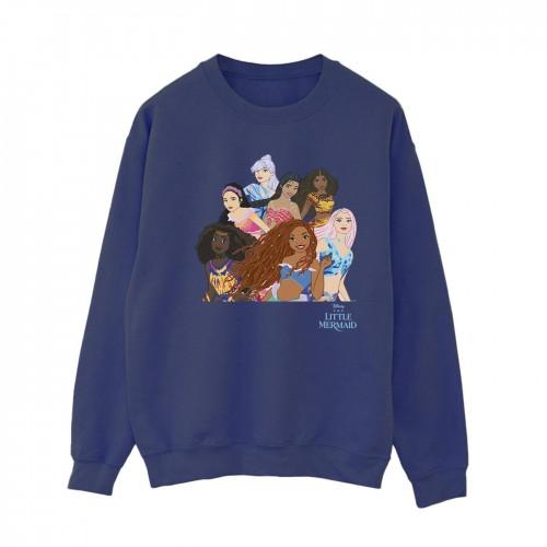 The Little Mermaid Womens/Ladies Group Sweatshirt