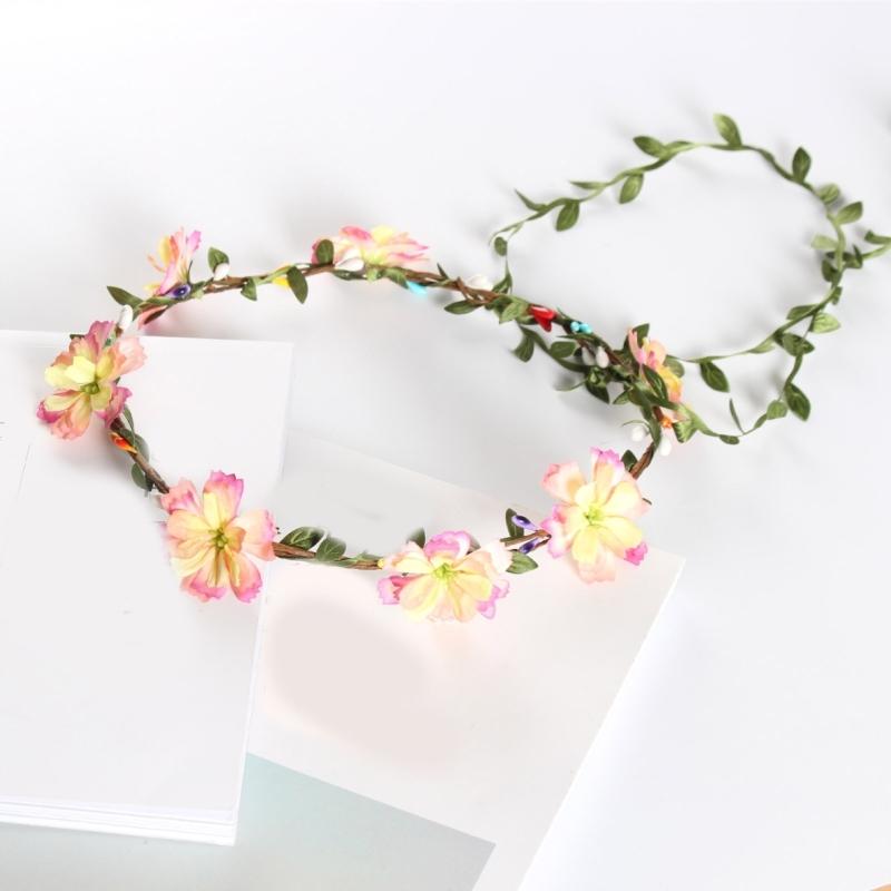 Blumenkränze Krone Haarkranz Blumenstirnbänder Braut Blumenkrone Hochzeit