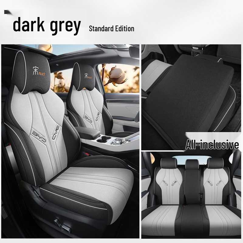 BYD Song Plus EV Seat Covers: Four-Season Linen Full Coverage Cushions