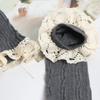 1 Paar Frühlings-Lolita Schnür-Kniestrümpfe für Damen Überknie-Schenkelhohe Strümpfe Mädchen Warm Sexy Baumwolle JK Strumpfhosen